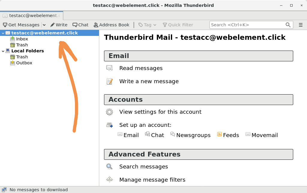 GreenMail with mail client Step 4